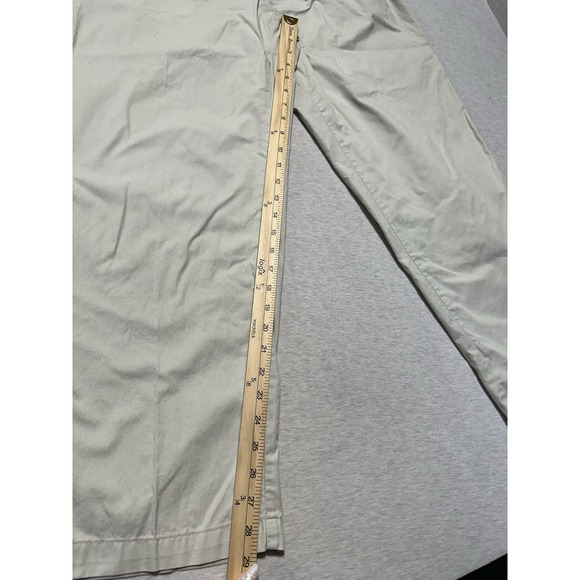 Vintage Polo Ralph Lauren The Classic Golf Pant Beige size 35x30 Made in‎ USA - Picture 2 of 8